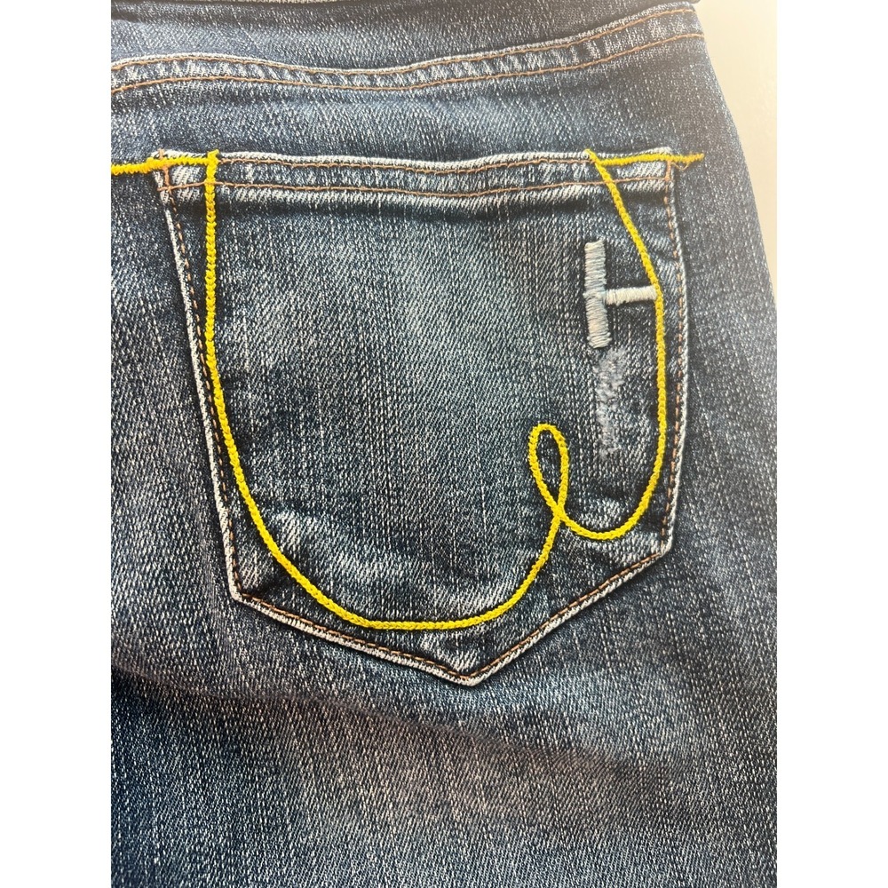 HJ Harlow Womens jeans Bootcut Size 27 Blue Denim W27 L34 - Picture 15 of 16